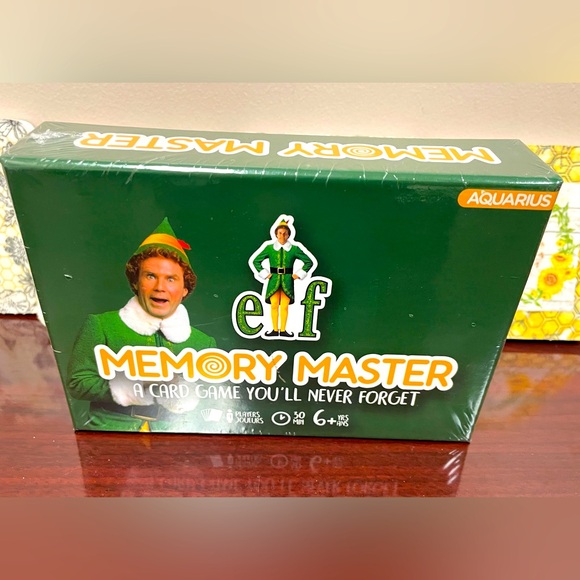 Elf Memory Master A Card Game You Will Never Forget by Aquarius NEW - Picture 1 of 2